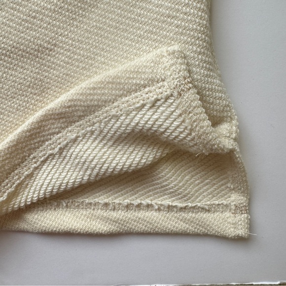 Soft Surroundings Danika Top Pullover Tunic Cream Tan Sweater Drawstring Sz P M - Picture 11 of 16